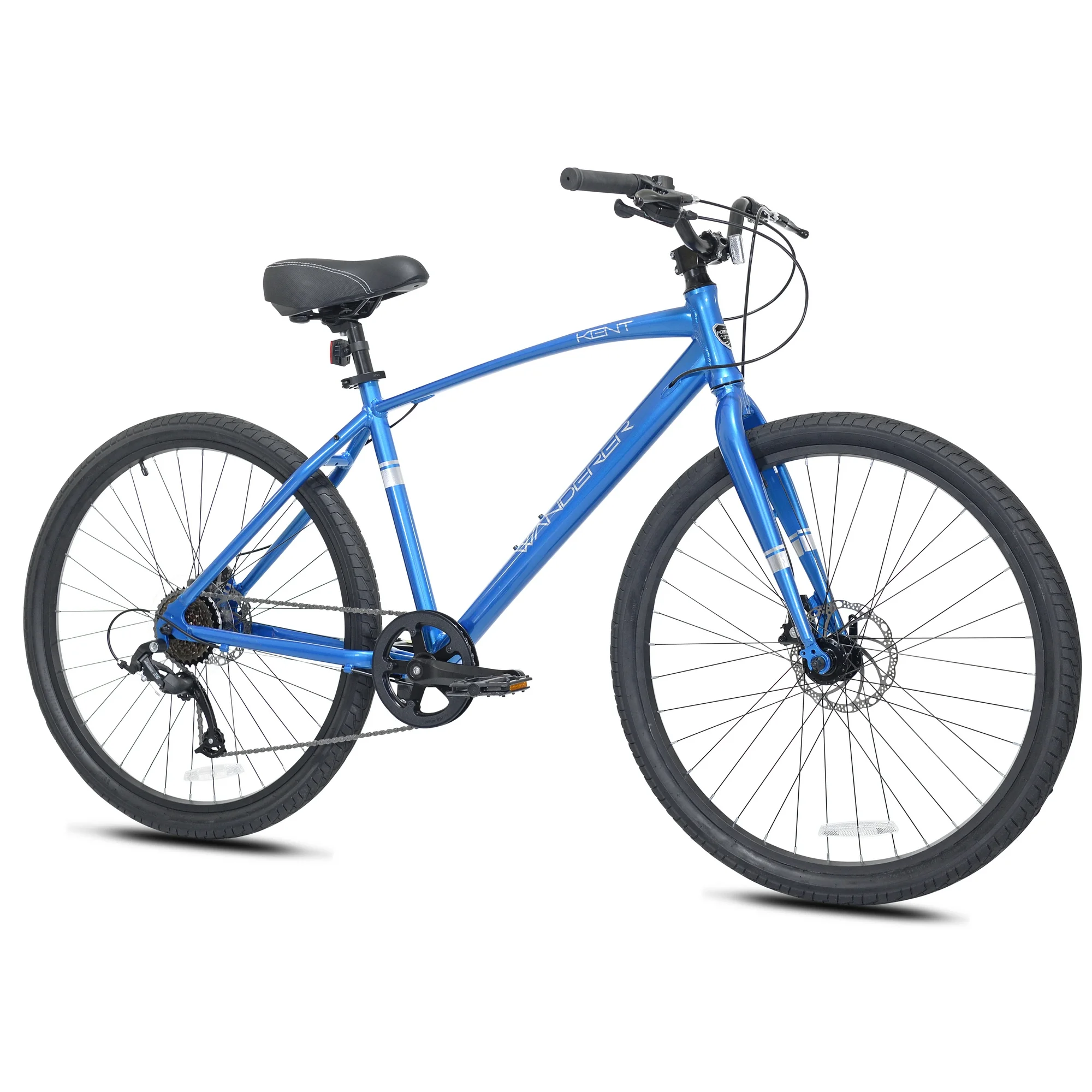 Kent Bicycles 27,5 Zoll Wanderer Herren-All-Terrain-Fahrrad aus Aluminium, Blau
