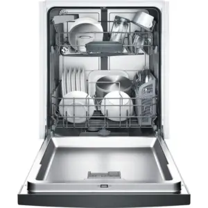 Bosch 100 Series PureDry 50-Decibel Front Control 24-in Built-In Dishwasher (Fingerprint-Resistant Stainless Steel) ENERGY STAR