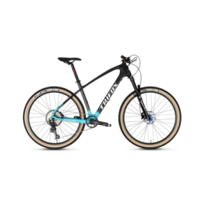 TRIFOX Carbon MTB Mountainbike, neue verbesserte T800 Vollcarbon-Rahmengeometrie mit RD-M6100 12-Gang-Schaltung und hydraulischer Lockout-Federgabel